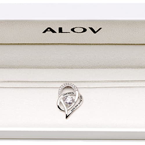 ALOV I Love You To The Moon and Back Necklace