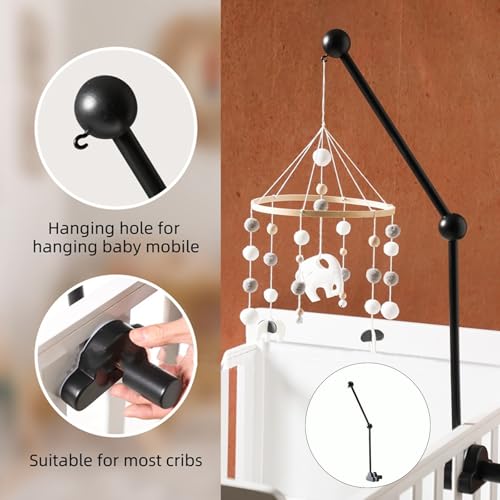 Support de bras facile à installer pour mobile bébé et hochet de lit