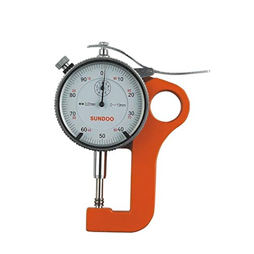 Calibrador de espesor Percentage LP-5810, rango 0-10 mm
