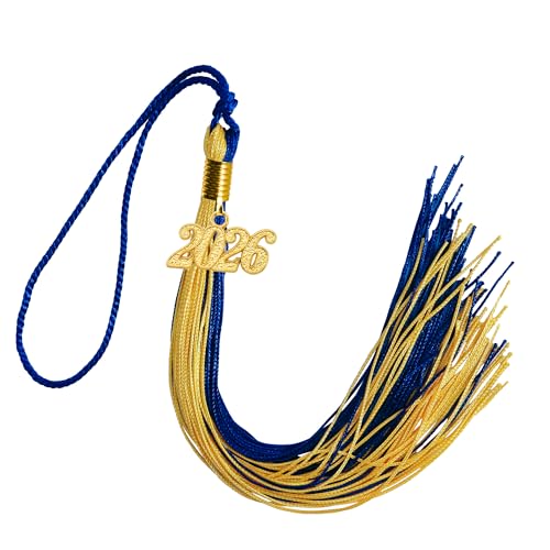 Image of GraduationMall Single&Multiple Color Graduation Tassel with 2026 Year Charm 9 inch