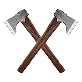 THRWCLUB Competition Throwing Axe, 2 Pack 16.5' Throwing Axes with 1065 High Carbon...