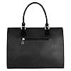 CRAZYCHIC - Sac à Main Femme Grande Taille - Cabas Fourre-Tout Cuir PU Porté Epaule Bandoulière Fille -Tote Shopper Format A4 Cours Travail Ville Business Scolaire Elégant Chic Tendance - Noir #4