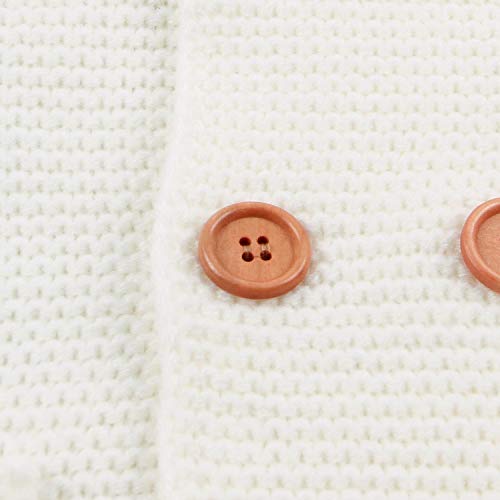 Pull chaud vêtements d'extérieur bébé en maille à capuche - 4