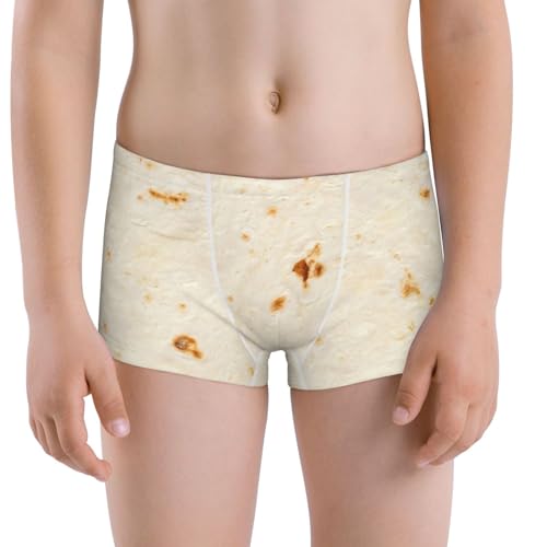 Boys' Cotton Boxer Brief Soft Underwear-Pita Tortilla