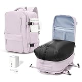 VECAVE Vacuum Travel Backpack with Pump for Women, Personal Item Carry on...