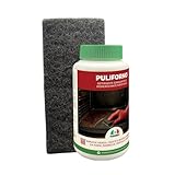 MARBEC PULI FORNO 1KG + TAMPONE PER FORNO Detergente gel disincrostante per forni, barbecue, pentole e pirofile. Inodore, potente contro croste nere e grasso bruciato.