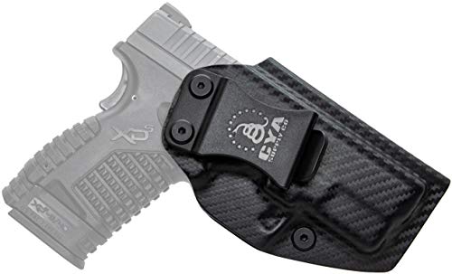 CYA Supply Co. Base Inside Waistband Holster (Carbon Fiber) Concealed Carry IWB Veteran Owned Company Fits Springfield XD-S 3.3 & XD-S MOD.2 - 3.3 - 9 40