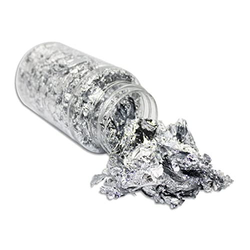 Folhas de Ouro Prata Para Decoração Alongamento Encapsulamento Pote Grande Unhas de Gel