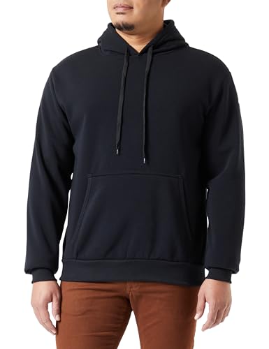 Pull en tricot stretch sportif YUKA homme noir XL avec capuche