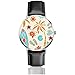 Produktbild Sun Palm Tree Surfboards Beauty Herrenmode Sport Minimalist Armbanduhr Lederband Uhr