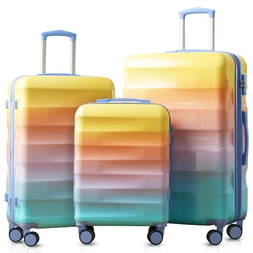 Merax Hardshell Luggage Set 3 Piece – 20"/24"/28"