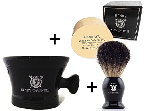 Henry Cavendish Himalaya Shaving Soap with Shea Butter & Coconut Oil. Long Lasting 3.8 oz Puck Refill. Mens Shave Soap. All Natural. Rich Lather, Smooth Comfortable Shave. For Ladies and Gentlemen. - Thumbnail 6