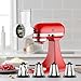 Cheese Grater Attachment for KitchenAid, Large Cheese Grater with 3-inch Feed Chute and Splash-Proof Barrier, Cheese Shredder, For Kitchen Aid Accessories and Attachments, Dishwasher Safe By Cofun