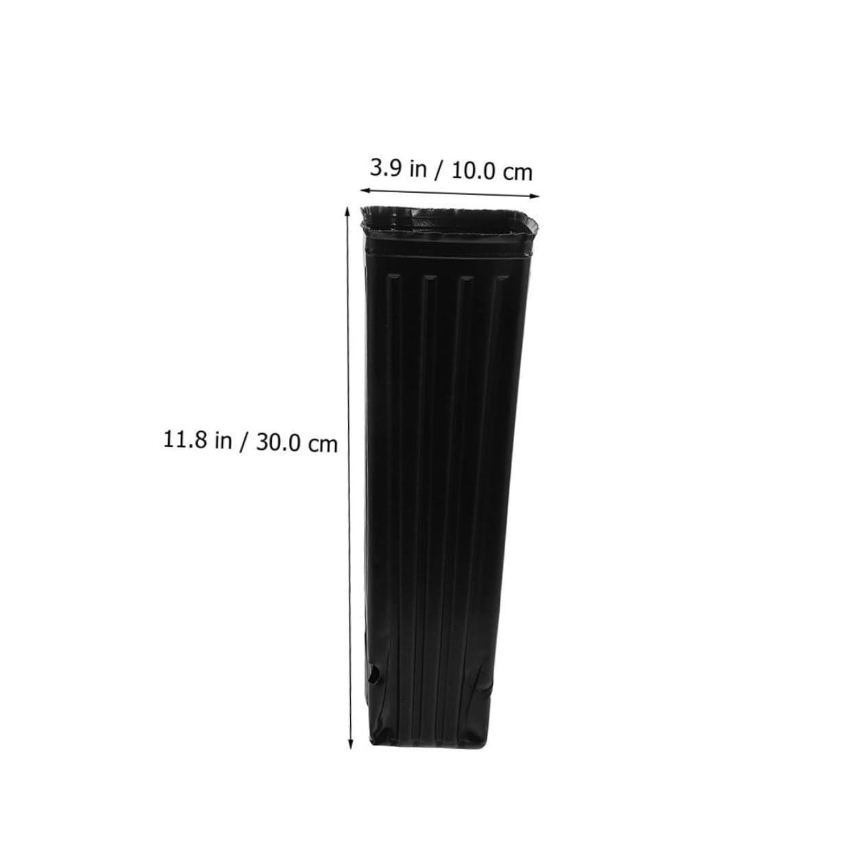 Toddmomy 60pcs Pots de Semis Noirs en PP Épais pour Protection des Racines, Tubes pour Semis Multi-usages, Adaptés pour Arbres et Fleurs en Jardin Intérieur ou Extérieur