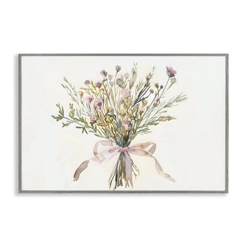 Stupell Industries 'Bouquet of Spring Wildflowers'�A�z����W�[�N���[�A�[�g�A�O���[�A64 x 16�C���`�A�|���₷�����A�č����ACreative Studio��