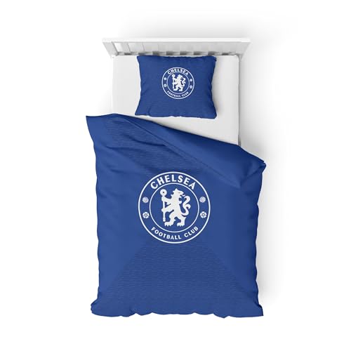 Chelsea Parure de lit 1 Personne sous Licence Officielle FC Football