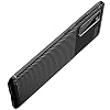 Spia Samsung Galaxy S20 FE Case Black Carbon Silicone Original Flexible Thin Improved Durable Anti-Shock Protector New Generation Design (Samsung Galaxy S20 FE, Black)