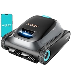 (2026 Upgrade) AIPER Scuba S1 Robot Piscine Nettoyage Sol, Parois & Ligne d’Eau, Autonomie de 240 Min, Filtration Ultra-Fine, Navigation Intelligente, Application & Mises à Jour OTA