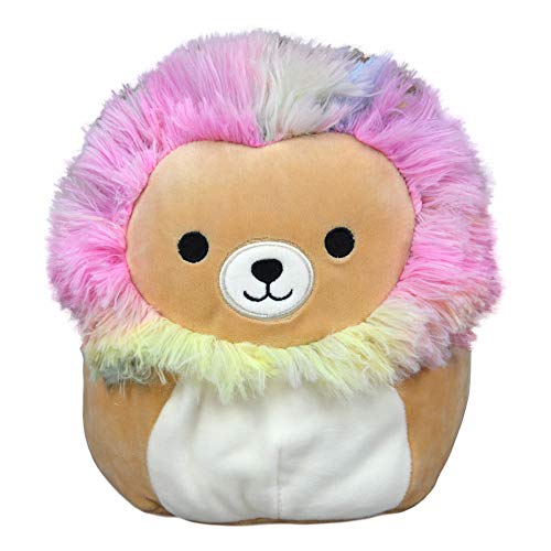 Squishmallow 8 Inch Leonard The Rainbow Lion Stuffed Animal, Super Pillow Soft Plush