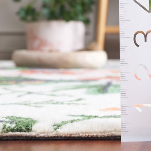Image of Hand Tufted Premium Rug Premium Wool Carpet for Living Room Bedroom and Hall Size 6x9 Feet Color Multi