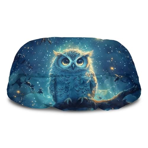 Brosoneto Owl Winch Cover Waterproof, Breathable Winch Dust Cover, Winch Protection Cover for Indoor/Outdoor Electric Winches Accessories Easy to Install