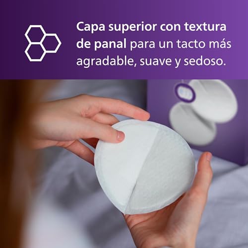 Image of Philips Avent Ultra Absorbent Nursing Breast Pads by Fratelli |Disposable Maternity Pads| Highly Absorbent & Soft| Discreet Fit Breastfeeding pad | Pack of 24