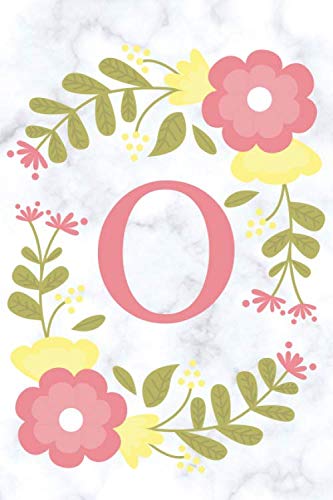 O, Monogram Notebook letter O Journal 6*9in 110 pages: Lined Notebook