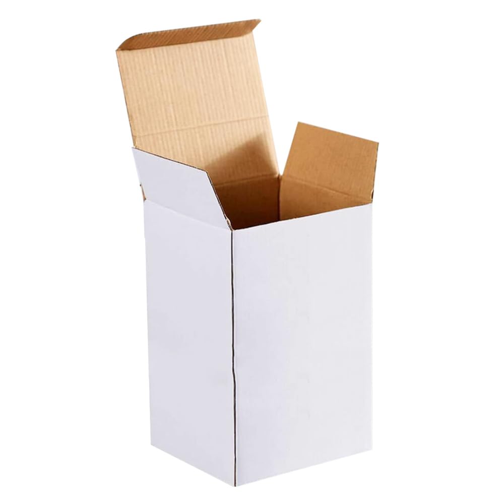 Rxuaw White Cardboard Boxes Recyclable Literature Mailer Boxes for Moving Mailing Packing Gifts
