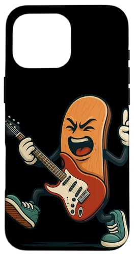 クールなスケートボードとエレキギターコスチューム。 スマホケース iPhone 16 Pro Max 用