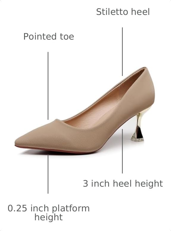 Image of VenusCelia Women's Golden Sun Pump Stiletto Heel Shoe | Dress Shoes