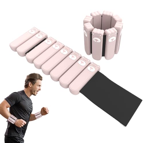 Pesas de muñeca y tobillo | Pesas de entrenamiento de fuerza 2X, correa, equipo de pilates, fitness y ejercicio muñeca para caminar, ballet