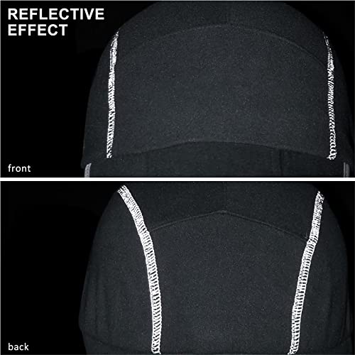 Gadiemkensd Winter Hats Ear Warmers Fleece Ball Cap Foldable Brim Reflective Running Hats For Women Mens Baseball Cap Ear Flaps Covers For Outdoor Hunting Hiking Golf Snow Ski Dark Gray #TOP3
