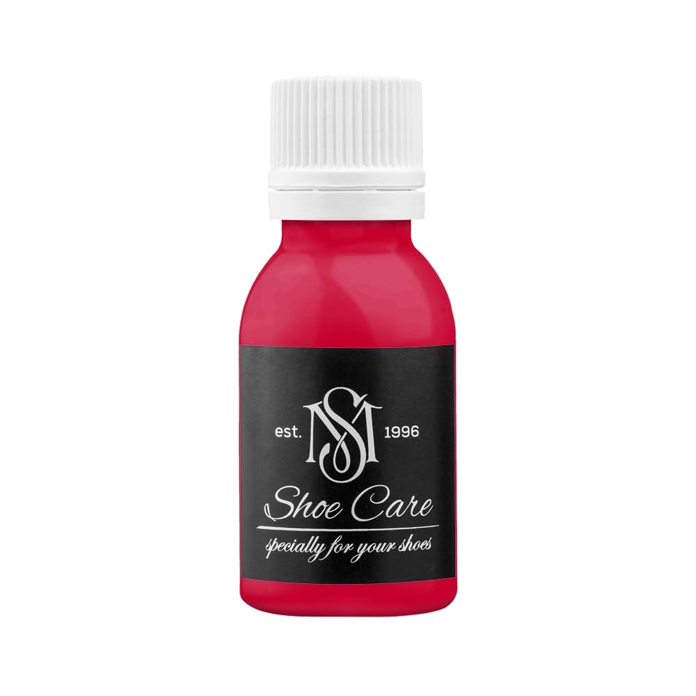 Teinture Cuir MAVI STEP Rouge Cardinal NCS S 1080-R pour Rénover Sacs et Chaussures 50 ml