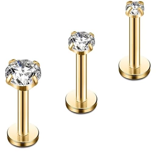 ZKGYUS 3pcs Piercing Labio de Titanio Piercing Tragus Monroe Cartílago Helix Piercing Oreja para Mujeres Hombres | Ya disponible en tu tienda friki favorita! En mundofriki.es! ZKGYUS 3pcs Piercing Labio de Titanio Piercing Tragus Monroe Cartílago Helix Piercing Oreja para Mujeres Hombres | Ya disponible en tu tienda friki favorita! En mundofriki.es!