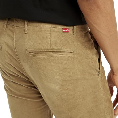 Image of Men's Light-Brown Slim Tapered Fit Chinos