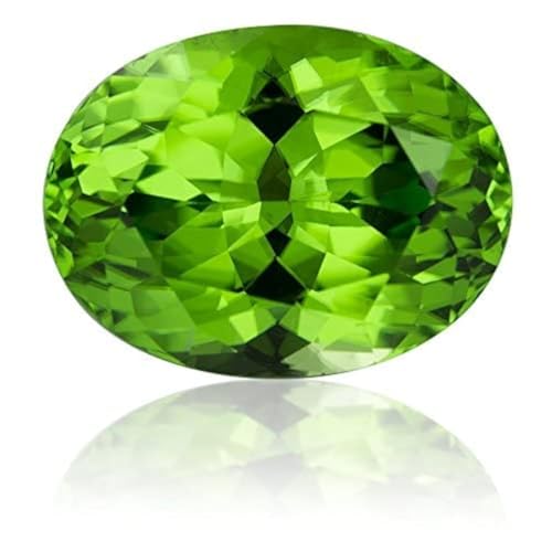 Péridot naturel 6 carats pour création de bijoux homme et femme