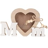 Diseño: el diseño hace que el marco de fotos sea más hermoso y revela una fuerte atmósfera artística, marco de fotos rústico, marco de fotos de mamá