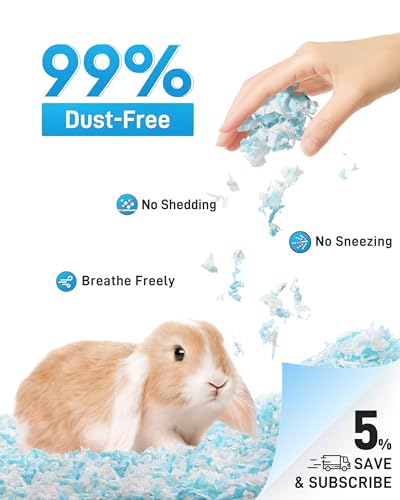 Bucatstate Guinea Pig Bedding 50L, 99% Dust-Free Hamster Bedding Odor Control thumb #1