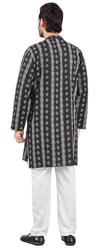 Image of Studio Shringaar Men's Cotton Relaxed Fit Straight Kurta