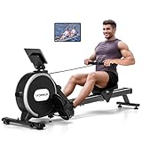 Rowing Machine, DMASUN Upgrade Magnetic Rowing Machines for Home Gym with 16 Levels Quiet Resistance - 350LB Capacity Rower Machine with App Compatible & Comfortable Seat