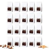 HAYGEM 20 Piezas Blanco Pan de Molde Bolsa de Papel Kraft con Ventana, con Cierre Bolsas de Pan a Prueba de Aceite, Pan Blanco Bolsas de Embalaje, para Hornear y Almacenar en Envases Caseros