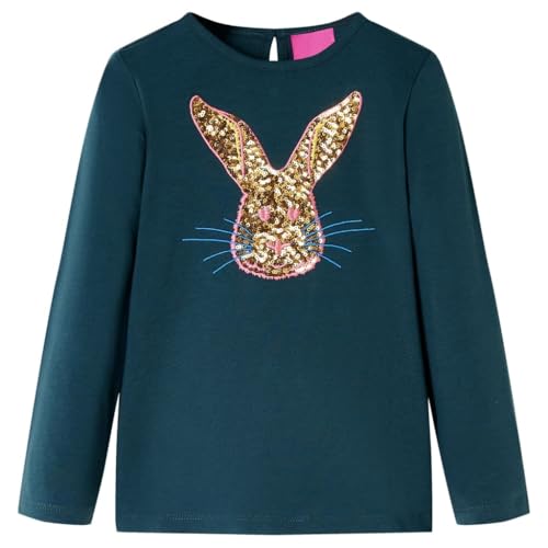 Kinder-Langarmshirt mit Kaninchen Pullover Sweatshirt T-Shirt...