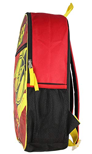 Bioworld Dc Comics The Flash 16" Flat Front Backpack #TOP2