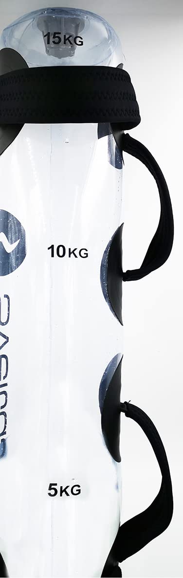Sveltus Ajustable 15 Kg Aqua Training Bag Transparent