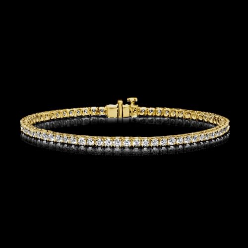 Ross-Simons 3.00 ct. t.w. Lab-Grown Diamond Tennis Bracelet in 18kt Gold Over Sterling3