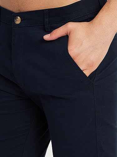 Image of KARGEENS Men Kargeens Men's Cotton Slim Fit Casual Chinos Trousers for Men Stylish