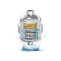High Output Revitalizing Shower Filter Rich in KDF55,Hard Water Softener Removes 99% Chlorine,Fluoride,Lead & Chemicals,Reduces Eczema &Dandruff,Prevents Scale,Revitalizes Skin & Hair,Nails, Chrome
