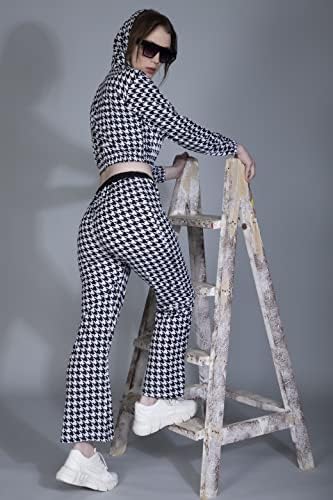 Image of GRECIILOOKS Co Ord Set for Women | Co Ord Set for Women Stylish |Printed Lycra Co Ord Set for Women | Travel Co Ord Set for Women | Half Sleeve