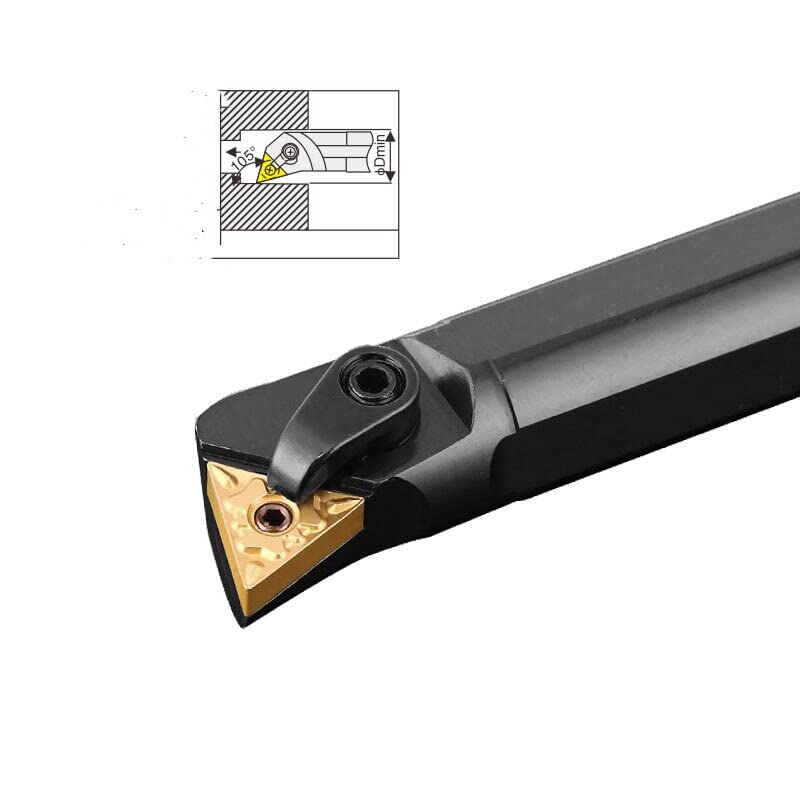 Porta herramienta de torneado S20R-MTQNR16 para torno CNC miniatura 2