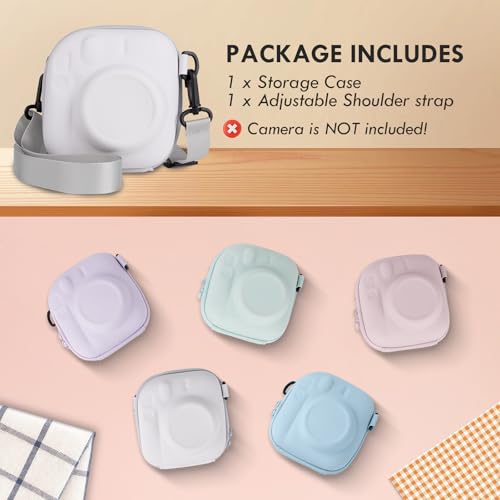 Funda rígida EVA para cámara Instax Mini con correa ajustable miniatura 7